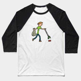 Plogging and Litter Picking Baseball T-Shirt